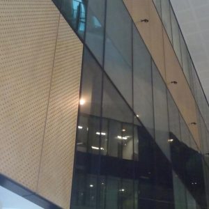 perforated timber acoustic panel